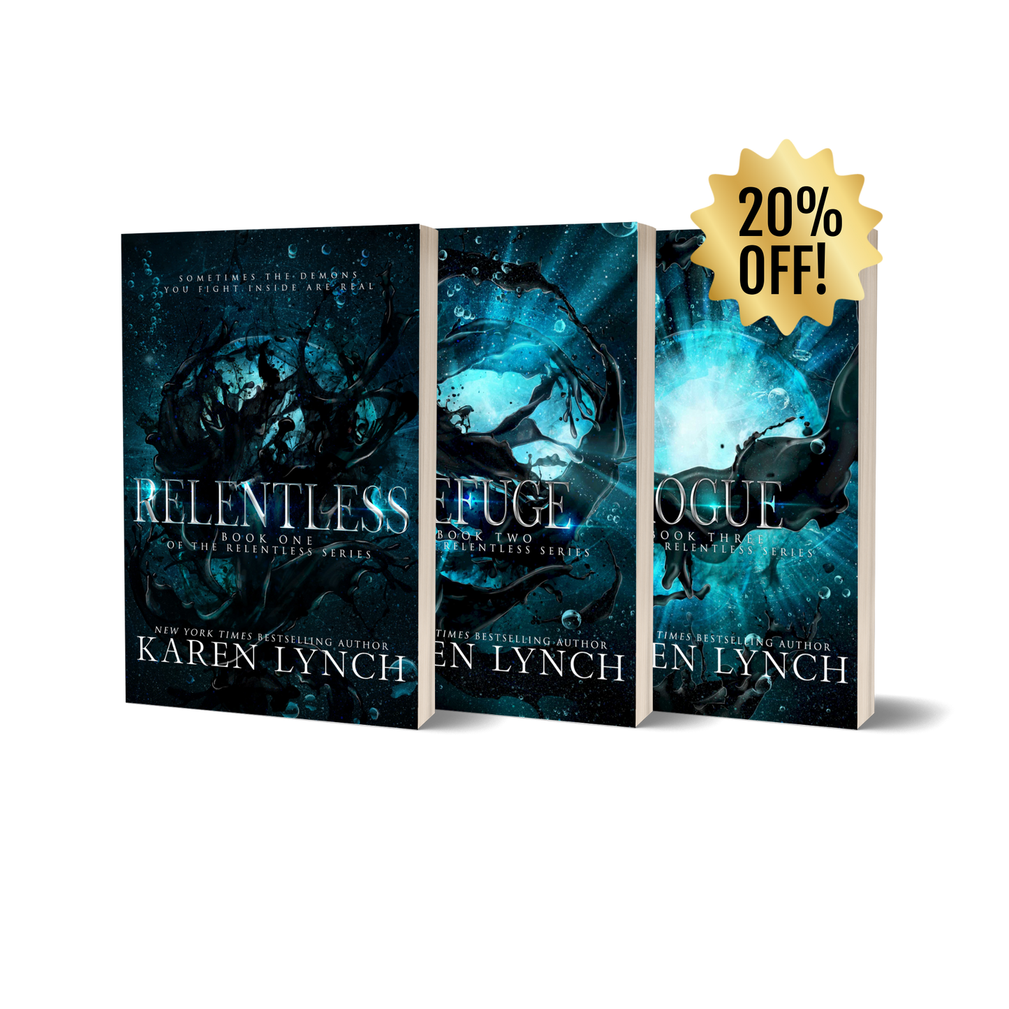 Relentless Trilogy Paperbacks