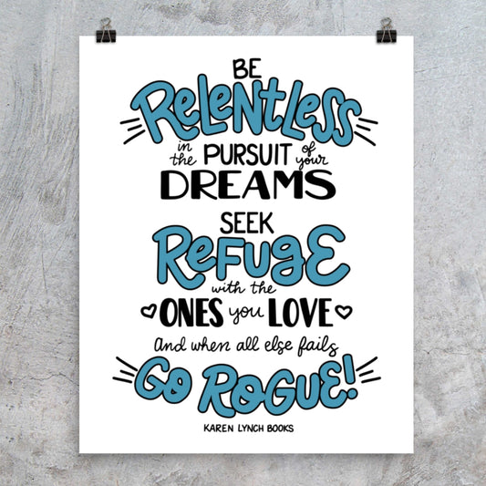 Relentless Quote Poster