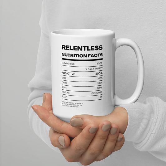 Relentless Ceramic Mug - White